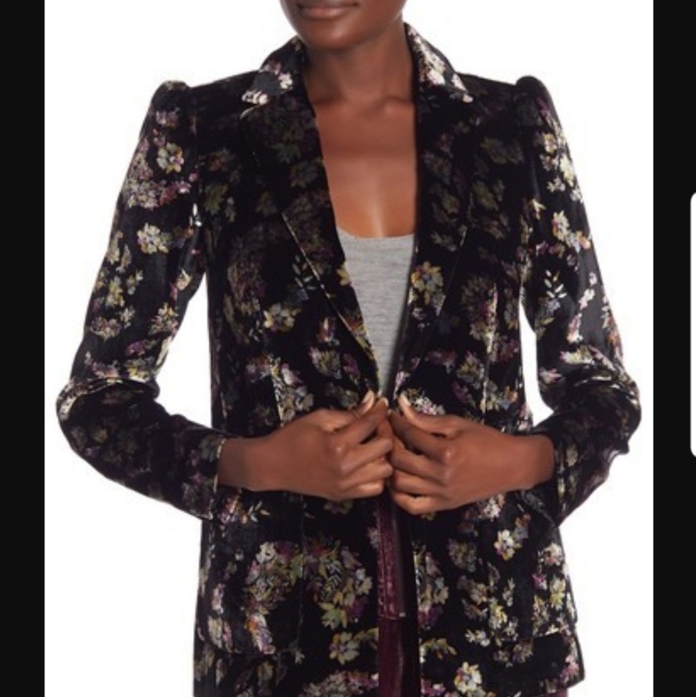 Rebecca Taylor Velvet Blazer